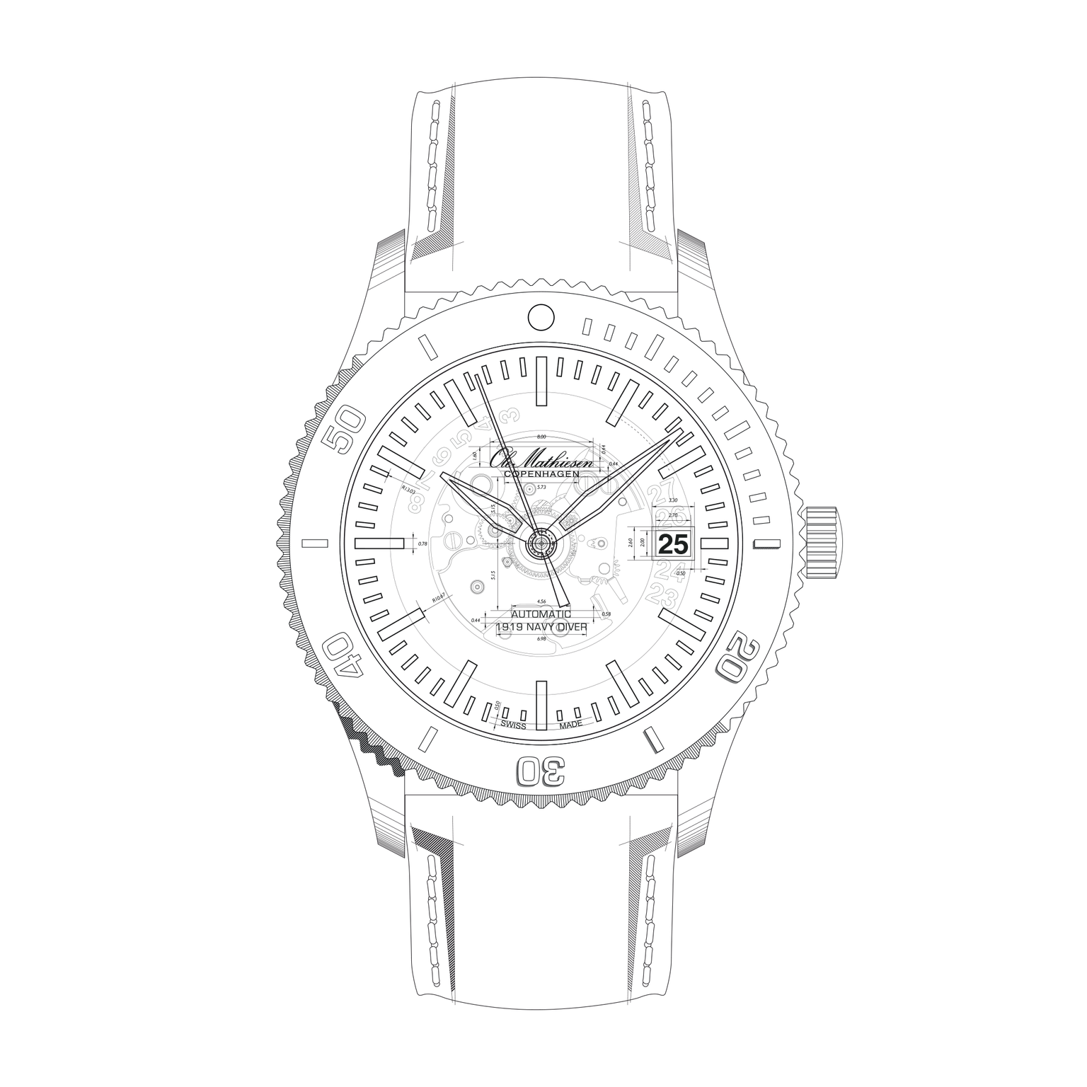 1919 Navy Diver - OM10.40.A-B